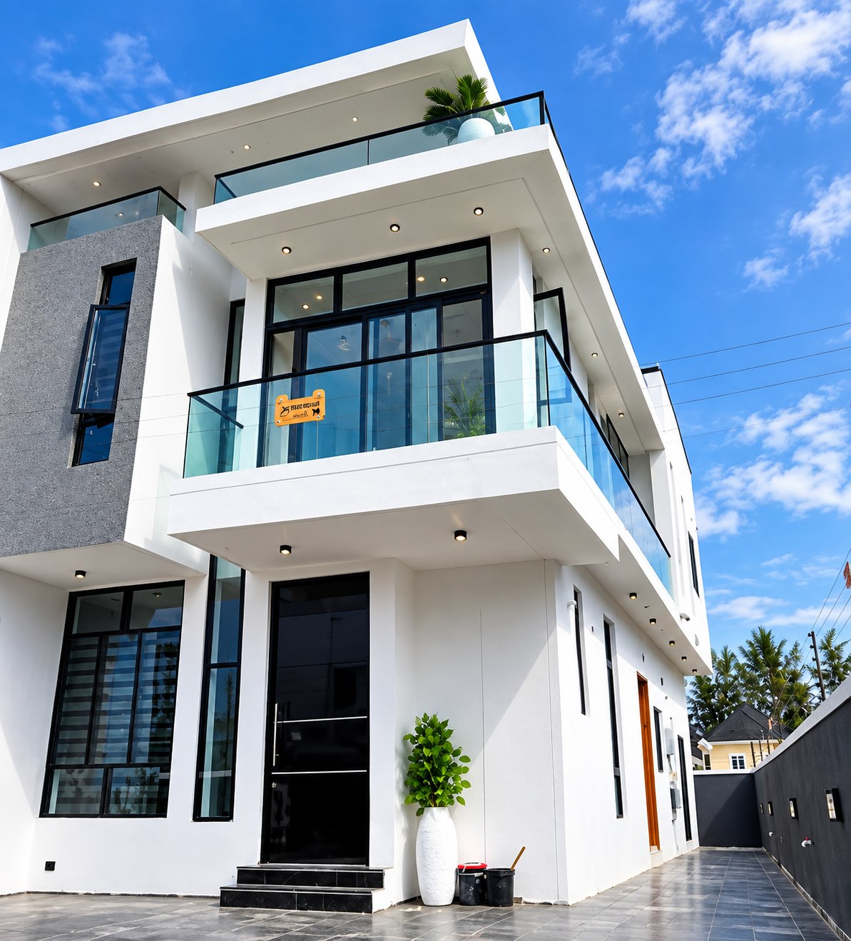 Dunvale Court property, exterior view